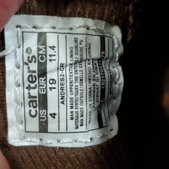 Carters Boots Toddler Size 4 - Picture 4 of 4